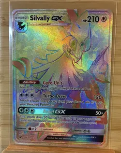 Pokemon TCG Silvally GX Holo Ultra Rare Card Sun & Moon Cosmic Eclipse 119/111 - Image 1