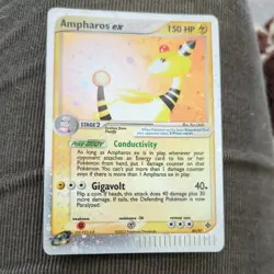 Pokemon Card Ampharos EX 89/97 Ex Dragon Set Holo Rare Played - Image 1