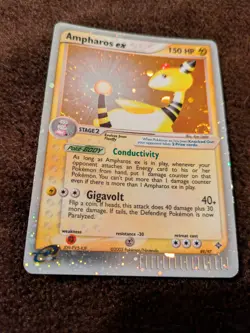 Pokemon Card Ampharos EX 89/97 Ex Dragon Set Holo Rare Played - Image 4