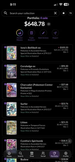 Pokemon Card Collection Lot Over 200 Singles - Image 1