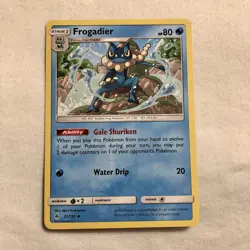Frogadier 23/131 Uncommon SM Forbidden Light NM Pokemon card - Image 1