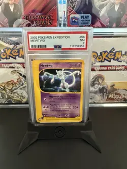 Mewtwo 56/165 Expedition Base Set Rare Pokemon Card PSA 7 - Image 1