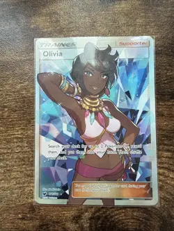 Pokemon TCG Olivia Crimson Invasion Full Art Ultra Rare Trainer Card 111/111 - Image 3
