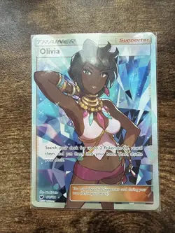 Pokemon TCG Olivia Crimson Invasion Full Art Ultra Rare Trainer Card 111/111 - Image 4