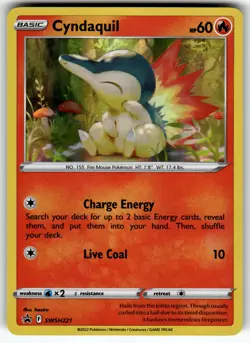 Cyndaquil - SWSH221 SWSH: Sword & Shield Promo Cards NM Pokemon Card TCG - Image 1