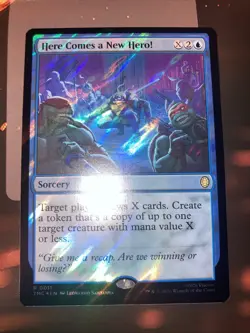 magic the gathering TMNT Here Comes A New Hero Surge Foil - Image 1