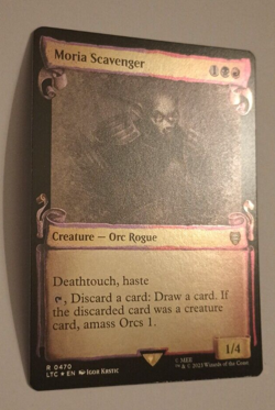 Moria Scavenger Showcase Scrolls Foil NM LOTR Lord of the Rings MTG - Image 1