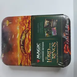 MAGIC THE GATHERING MTG LORD OF THE RINGS TALES OF MIDDLE EARTH SEALED TIN RING - Image 1