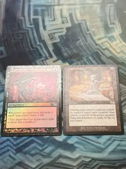 MTG Foil Liliana's Caress Core Set 2011 & Noetic Scales Urza’s Saga both EX/LP- - Image 5