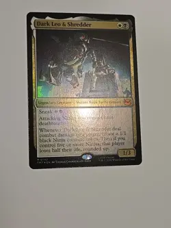 Dark Leo & Shredder * FOIL * - MTG TMT Teenage Mutant Ninja Turtles - NM/MINT - Image 4