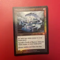 Tooth of Ramos - Foil Lightly Played MTG Mercadian Masques Magic - Image 1