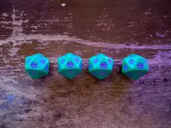 Life Counter ~ TEENAGE MUTANT NINJA TURTLES ~ Purple Die Spindown D20 Donatello - Image 1