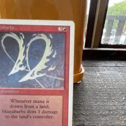 Magic: The Gathering Manabarbs Revised Edition Rare Enchantment - Image 3