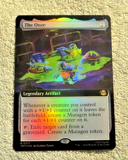 The Ooze R 0277 Extended Art Foil - Magic MTG Teenage Mutant Ninja Turtles TMT - Image 1