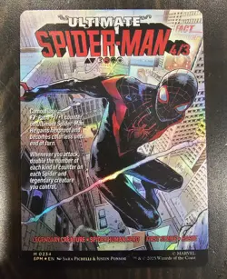 MTG Marvel's Spider-Man #0234 Miles Morales (0234) (Borderless) FOIL NM - Image 2