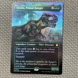Ghalta, Primal Hunger (Borderless) Foundations Foil - Image 1
