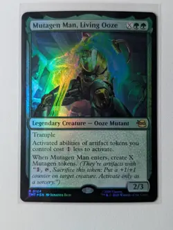 Mutagen Man, Living Ooze - Foil - Extended Art, NM-Mint, English TMNT MTG 0124 - Image 1
