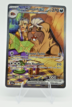 Pokemon Arven's Mabosstiff ex 235/182 Destined Rivals Special Illustration Rare - Image 1