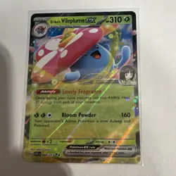 Pokemon Erika's Vileplume EX 003/217 Holo Rare Stage 2 Plant HP 310 TCG Card - Image 1