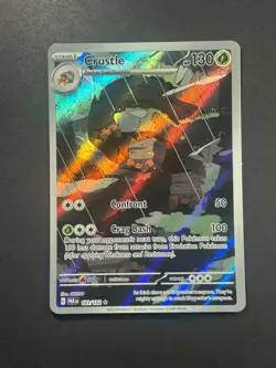 Crustle 2023 Scarlet & Violet Paradox Rift 183/182 Illustration Rare Pokemon !!! - Image 1