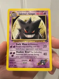 Pokemon TCG Sabrina's Gengar Gym Challenge 29/132 - Image 1