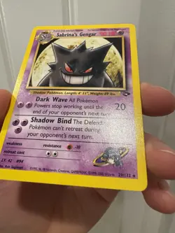 Pokemon TCG Sabrina's Gengar Gym Challenge 29/132 - Image 3