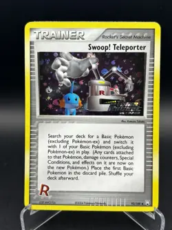 2004 Pokemon Swoop! Teleporter #92/109 Team Rocket Returns Reverse Holo - Image 1