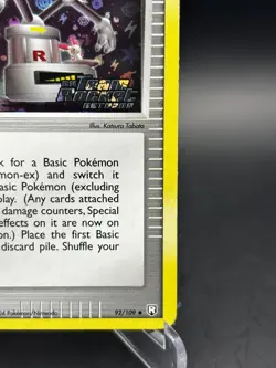 2004 Pokemon Swoop! Teleporter #92/109 Team Rocket Returns Reverse Holo - Image 4