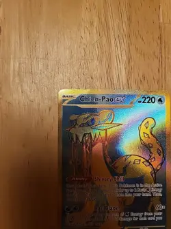 Pokemon TCG Sv: Paldean Fates Chien-Pao EX #242/091 Hyper Rare NM - Image 3