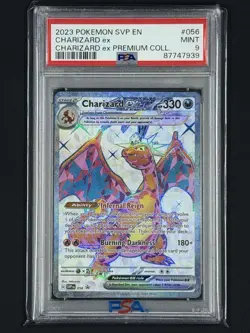 Pokemon TCG Charizard EX 56 Black Star Promo PSA 9 Mint Premium Collection - Image 1