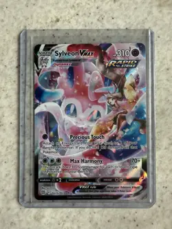 Pokemon Sylveon VMAX Ultra Rare TG15/30 Brilliant Stars Trainer Gallery Holo - Image 1