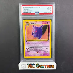 Gengar Fossil 1st Edition #20 PSA 9 - Image 1
