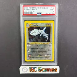 Steelix Neo Genesis 1st Edition Holo #15 PSA 9 - Image 1