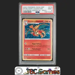 Special Delivery Charizard SWSH075 Pokemon Center UK Holo PSA 9 - Image 1