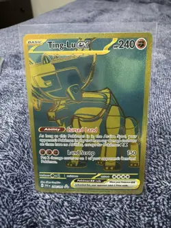 Lightly Played Ting-Lu ex - 244/091 - Hyper Rare Pokemon Paldean Fates - Image 1
