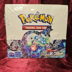 Pokemon TCG: Scarlet Violet Stellar Crown Factory Sealed Booster Box - 36 Pack - Image 1