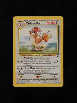 POKEMON TCG 2000 PIDGEOTTO 28/130 BASE SET 2 RARE EN - LP/MP - Image 1