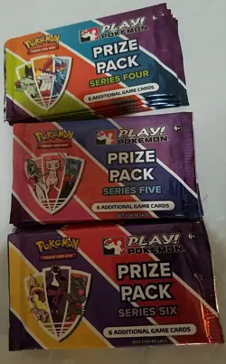 Pokemon Play! Prize Pack Series 4,5,and 6 - Lot Of 5 Each - Image 3