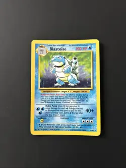 1999 Pokemon Base Set Blastoise Holo 2/102 WOTC - Image 1