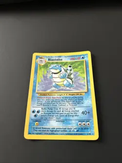 1999 Pokemon Base Set Blastoise Holo 2/102 WOTC - Image 2