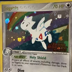 Togetic 14/109 EX Team Rocket Returns Holo STAMPED - Pokemon TCG 2004 - Image 1