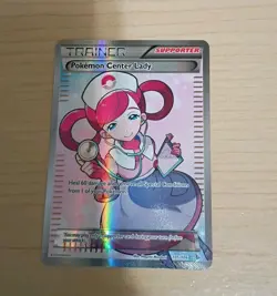 Pokemon Center Lady (105 Full Art) 105/106 Flashfire Holo - Image 1