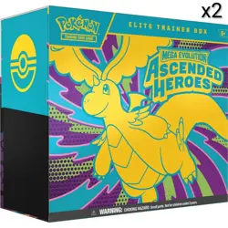 2x Pokemon TCG - Ascended Heroes - Elite Trainer Box (ETB) - Brand New Sealed - Image 2
