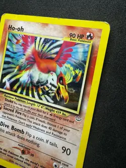 Pokemon TCG Neo Revelation Ho-Oh 7/64 Unlimited Holo Rare - Image 3