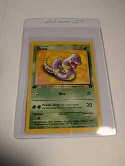 Pokemon Ekans 56/82 Team Rocket 1st edition - Image 1