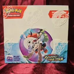 Pokemon TCG Scarlet Violet Journey Together Factory Sealed Enhanced Booster Box - Image 1