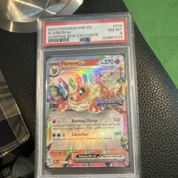 Pokemon Flareon ex Prismatic Evolutions Promo Holo PSA 8 014/131 - Image 1