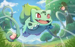 Pokemon anime wg0 xxxg pok mon bulbasaur fanart pixiv Pad Gaming Mat Desk - Image 1