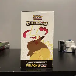 Pokemon TCG Celebrations Premium Figure Collection Pikachu Vmax BRAND NEW SEALED 820650809408 - Image 3
