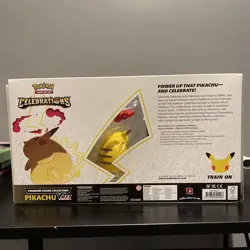 Pokemon TCG Celebrations Premium Figure Collection Pikachu Vmax BRAND NEW SEALED 820650809408 - Image 4
